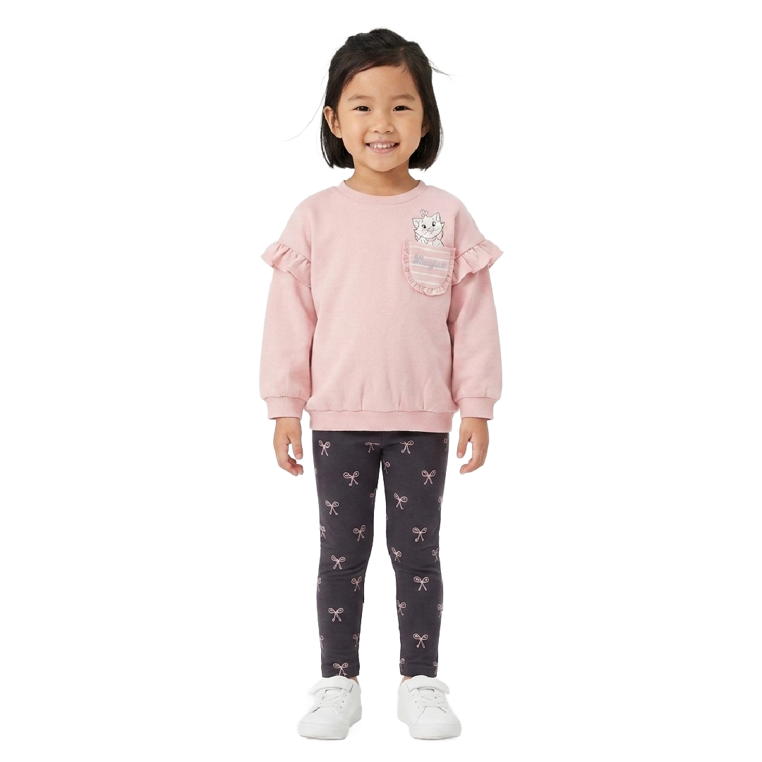 The Aristocats | Pink Marie Sweatshirt & Leggings Set | Little Gecko
