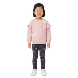 THE ARISTOCATS Pink Sweatshirt & Leggings Set