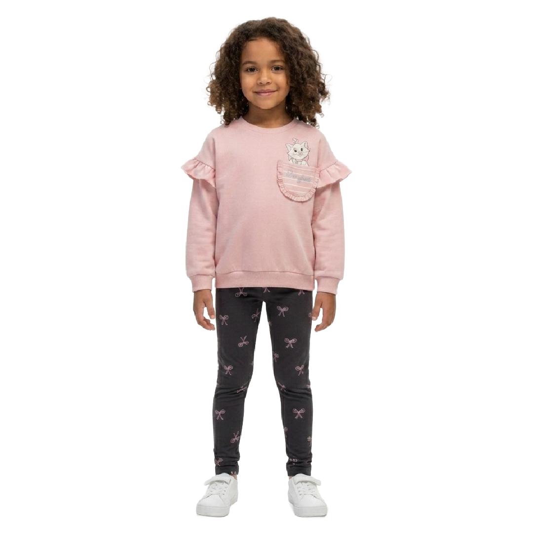 The Aristocats | Pink Marie Sweatshirt & Leggings Set | Little Gecko