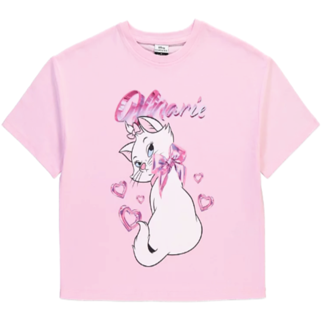 The Aristocats | Pink Marie T-Shirt | Little Gecko