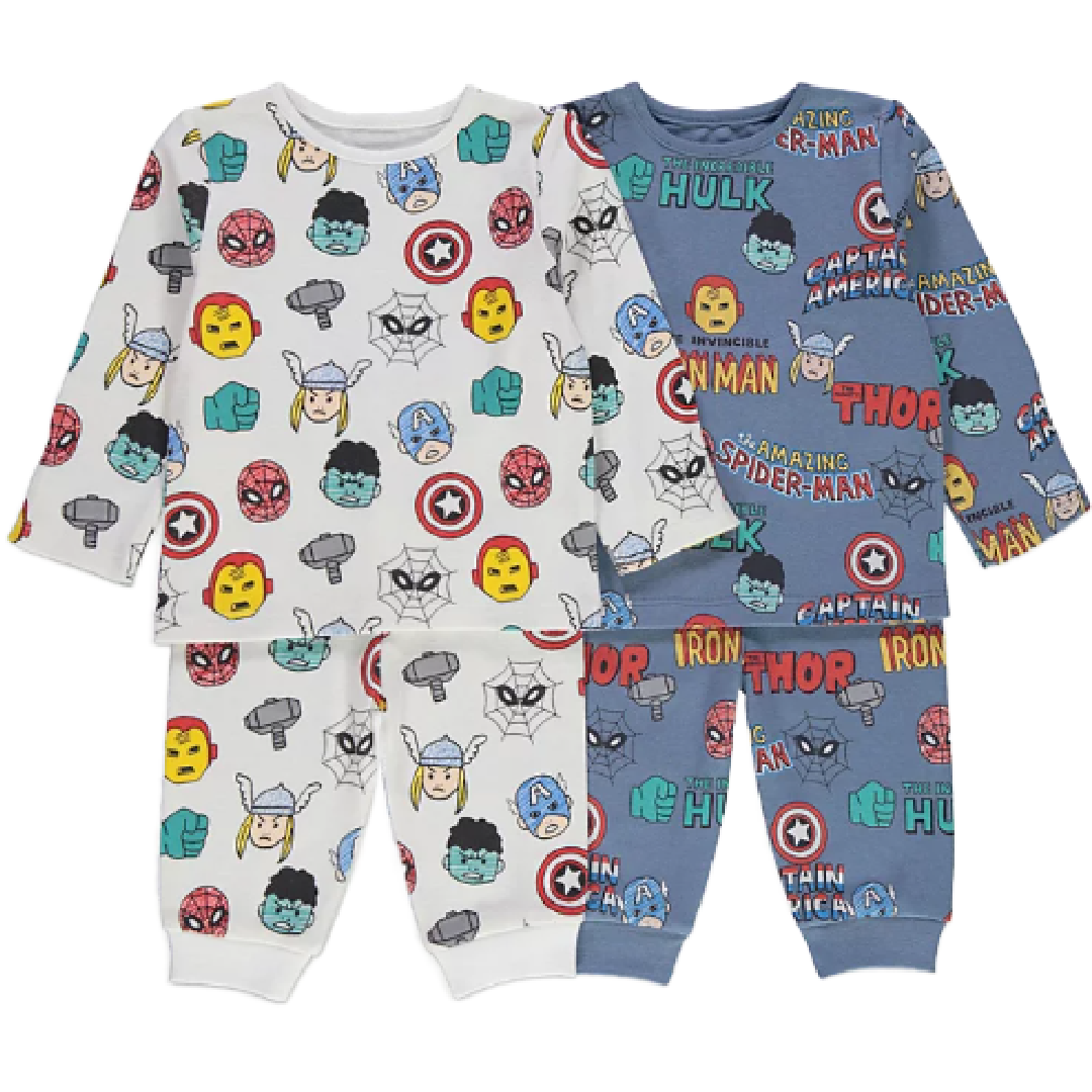 The Avengers | 2pk Pyjamas | Little Gecko