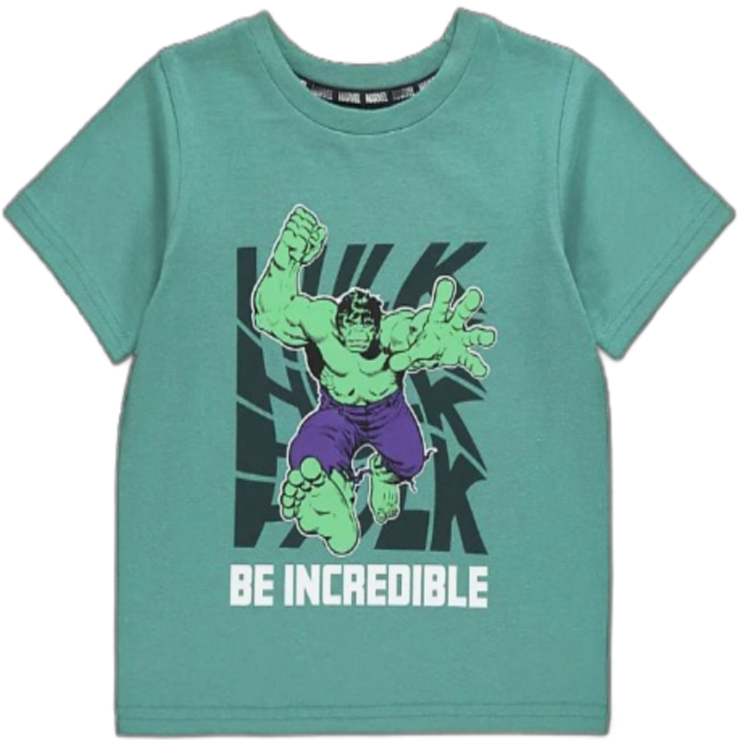 The Avengers | Green Hulk T-Shirt | Little Gecko