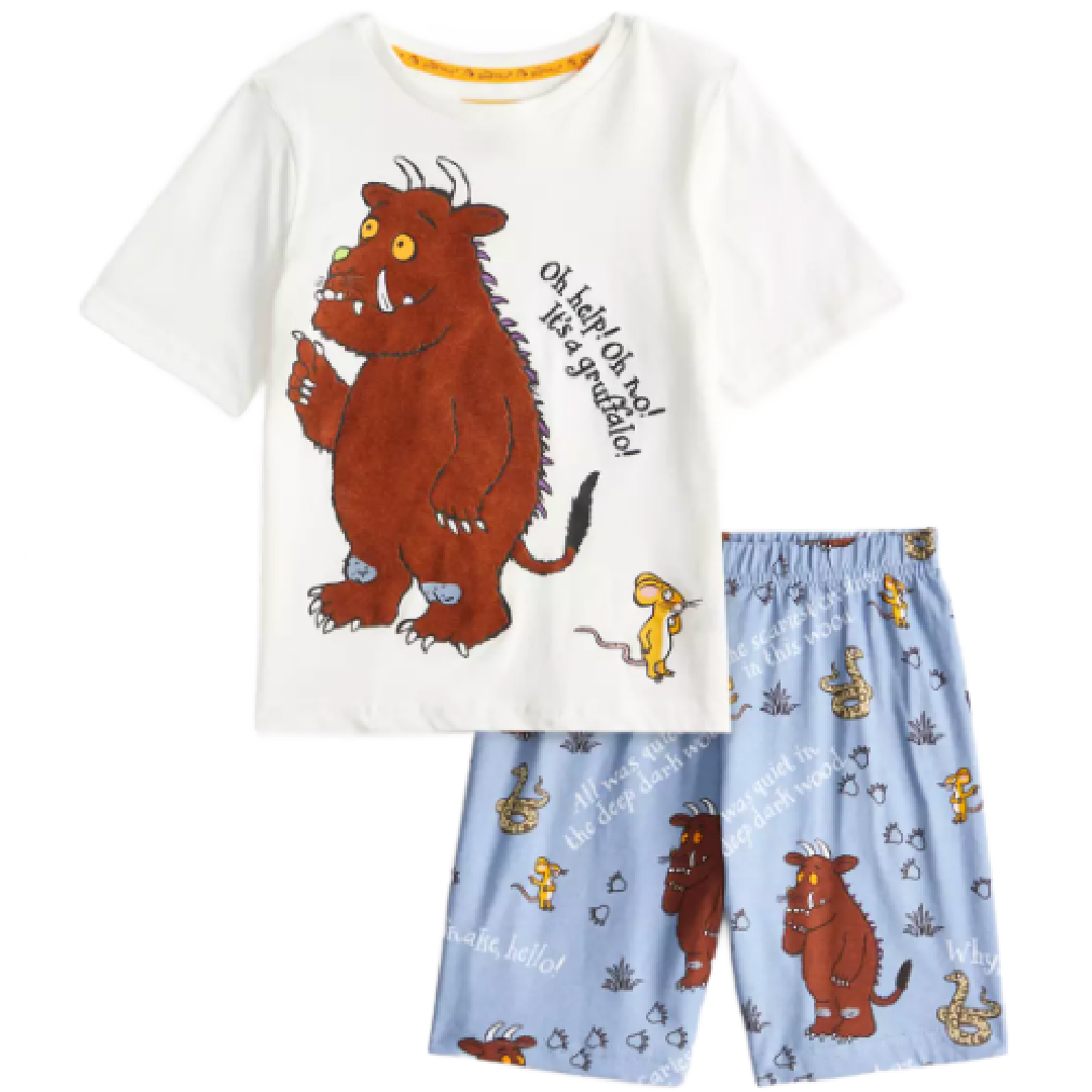 The Gruffalo | Blue Shortie Pyjamas | Little Gecko