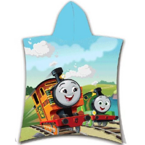 Thomas & Friends | Hooded Towel - Blue | Little Gecko