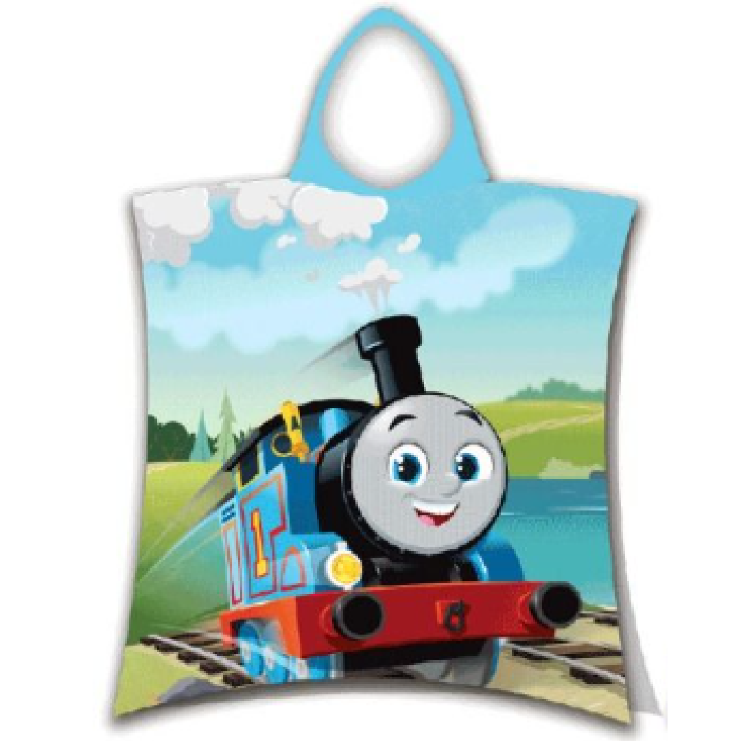 Thomas & Friends | Hooded Towel - Blue | Little Gecko