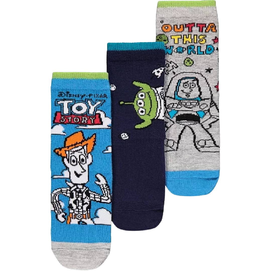 Toy Story | 3pk Socks | Little Gecko