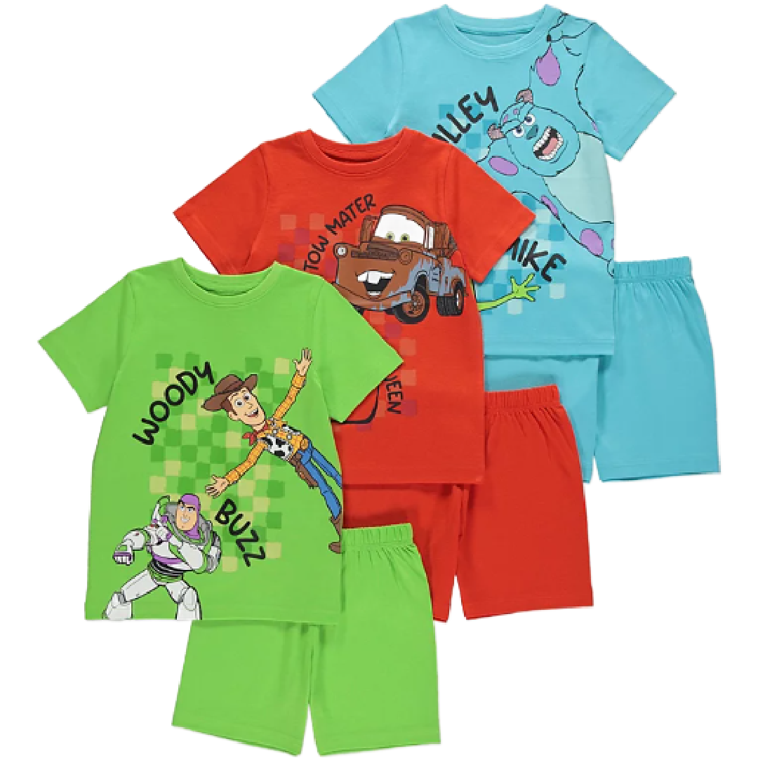 TOY STORY 3 Pack Shortie Pyjama Set