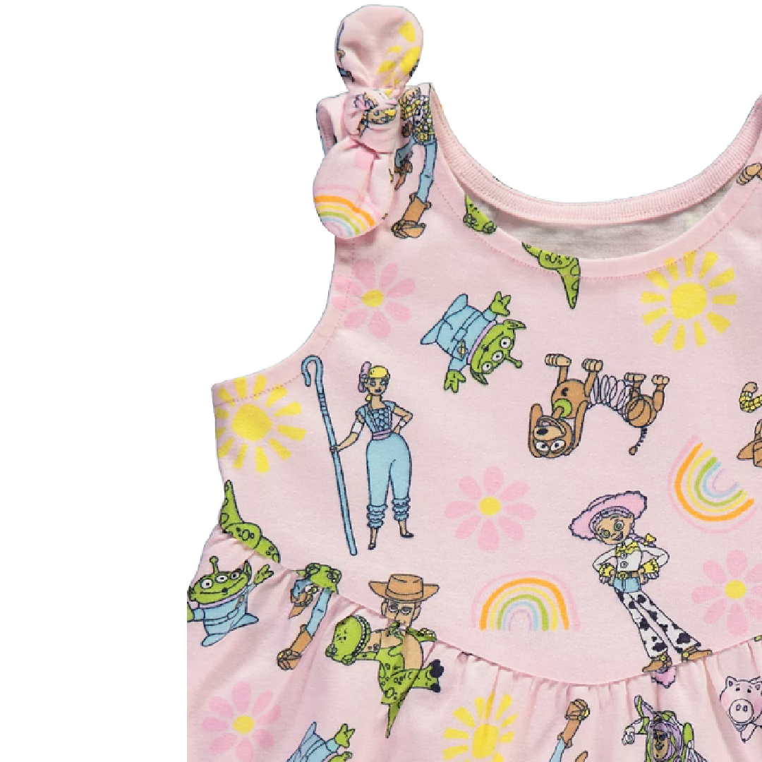 Toy Story | Pink Bow Dress | Little Gecko