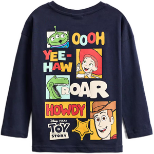 Toy Story | Navy Long Sleeve T-Shirt | Little Gecko
