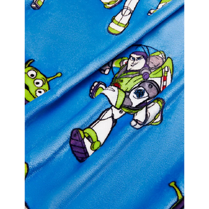 Toy Story | Buzz Blue Fleece Blanket | Little Gecko