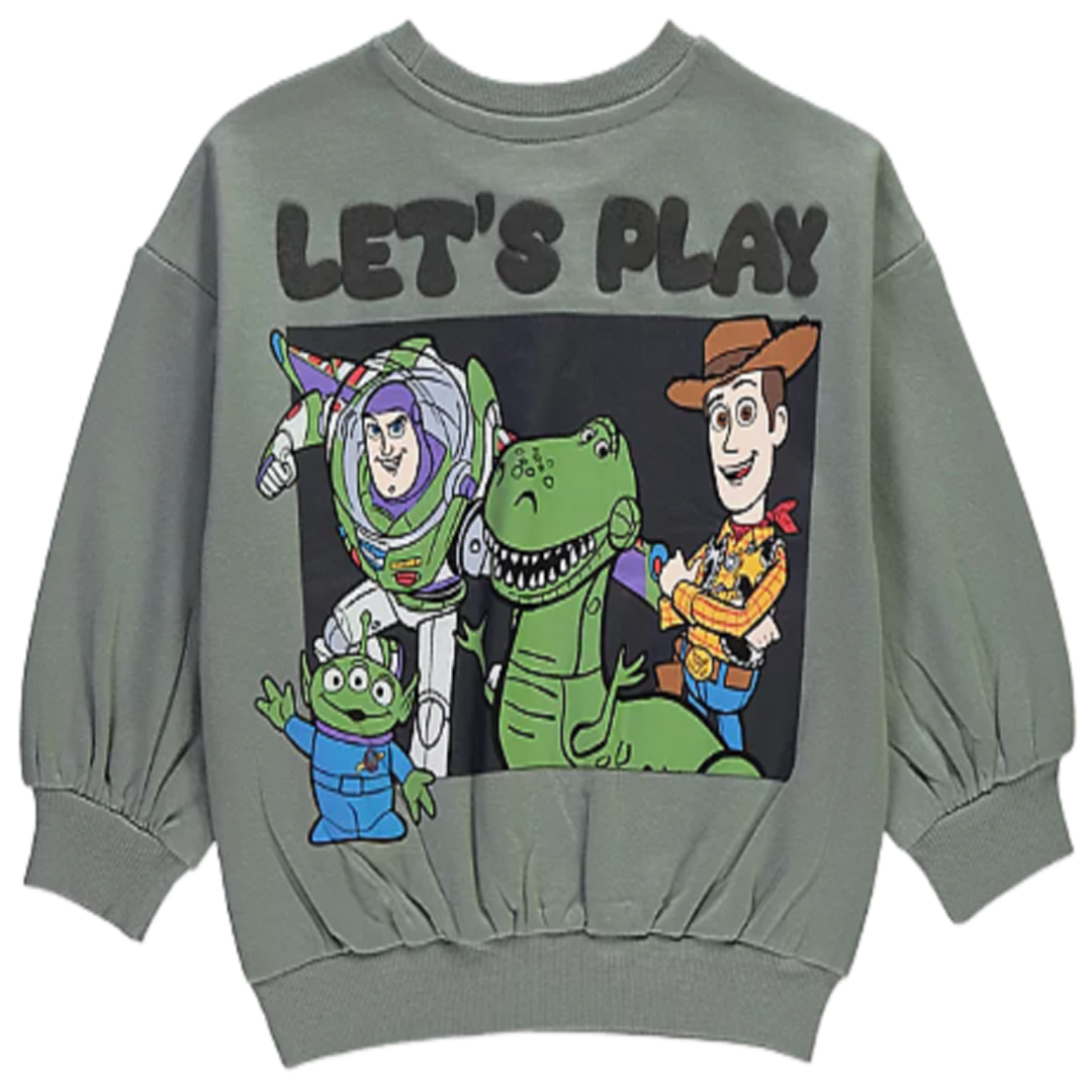 Toy Story | Green Sweatshirt | Little Gecko