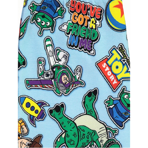 Toy Story | Badge Shortie Pyjamas | Little Gecko