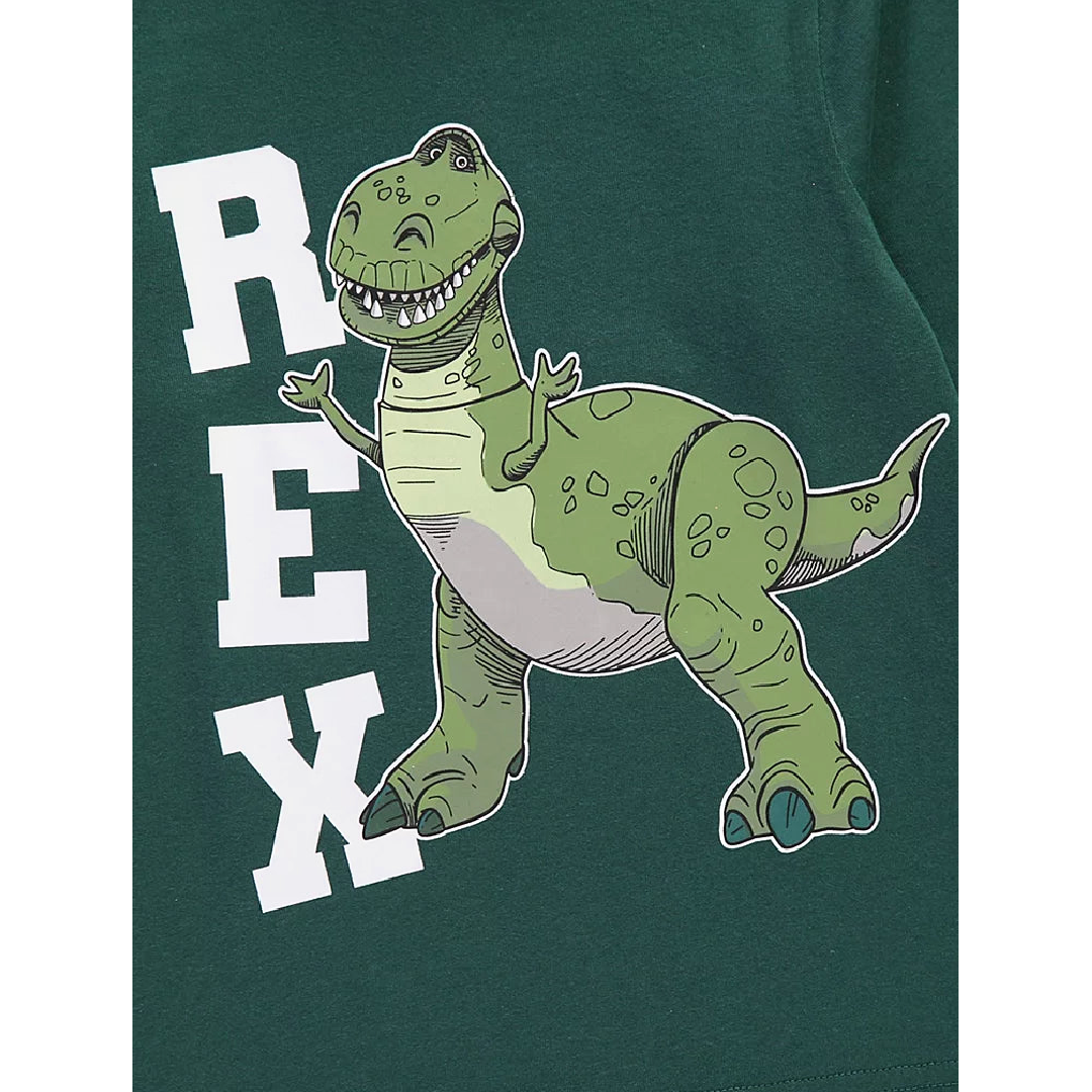 Toy Story | Rex Green Long Sleeve T-Shirt | Little Gecko