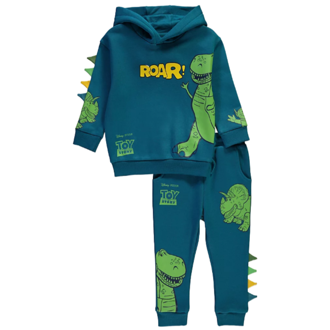 Toy Story | Rex Hooded Sweatshirt & Trackpants Set | Little Gecko