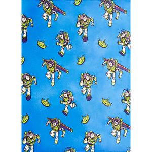 Toy Story | Buzz Blue Fleece Blanket | Little Gecko