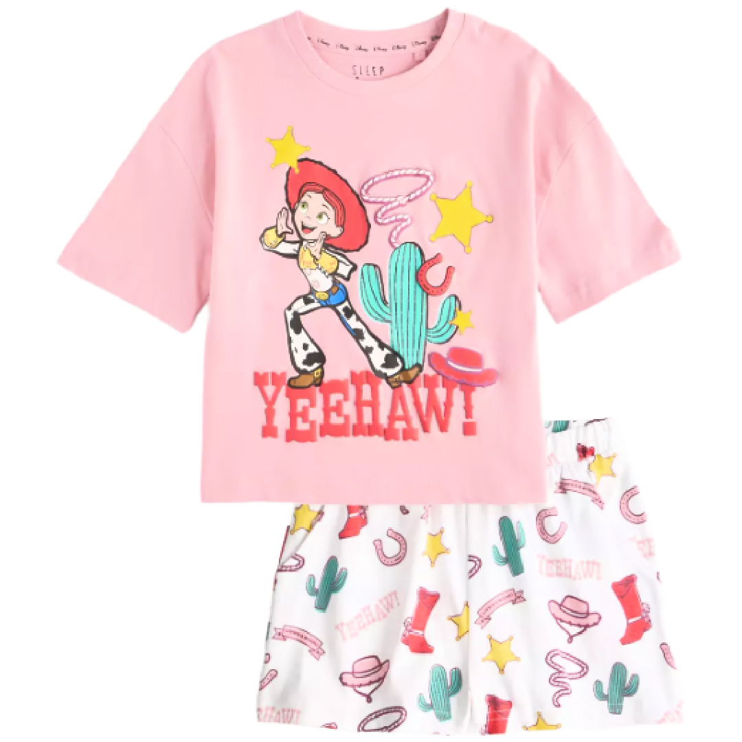 Toy Story | Pink Jessie Shortie Pyjamas | Little Gecko