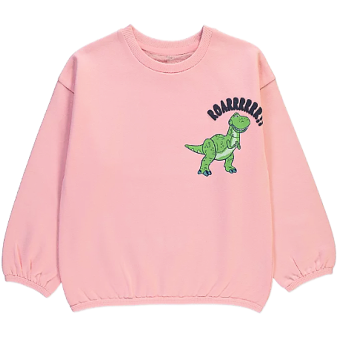 Toy Story | Pink Rex Sweatshirt | Little Gecko