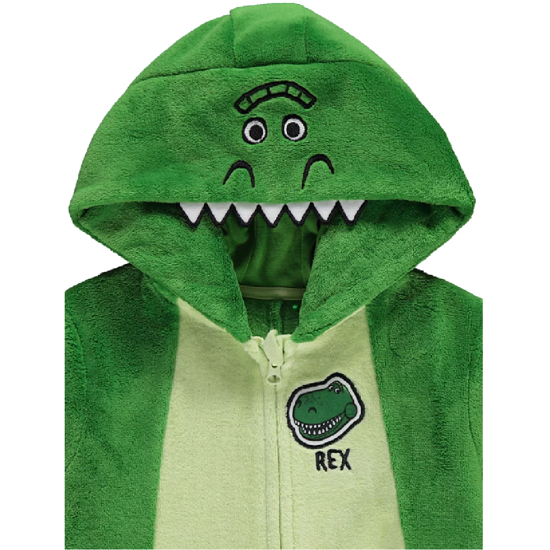 Toy Story | Rex Fleece All-In-One | Little Gecko