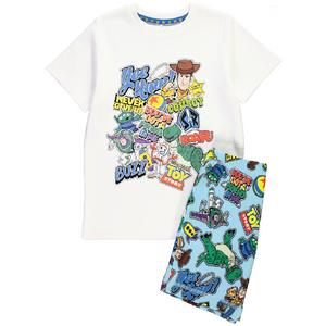 Toy Story | Badge Shortie Pyjamas | Little Gecko