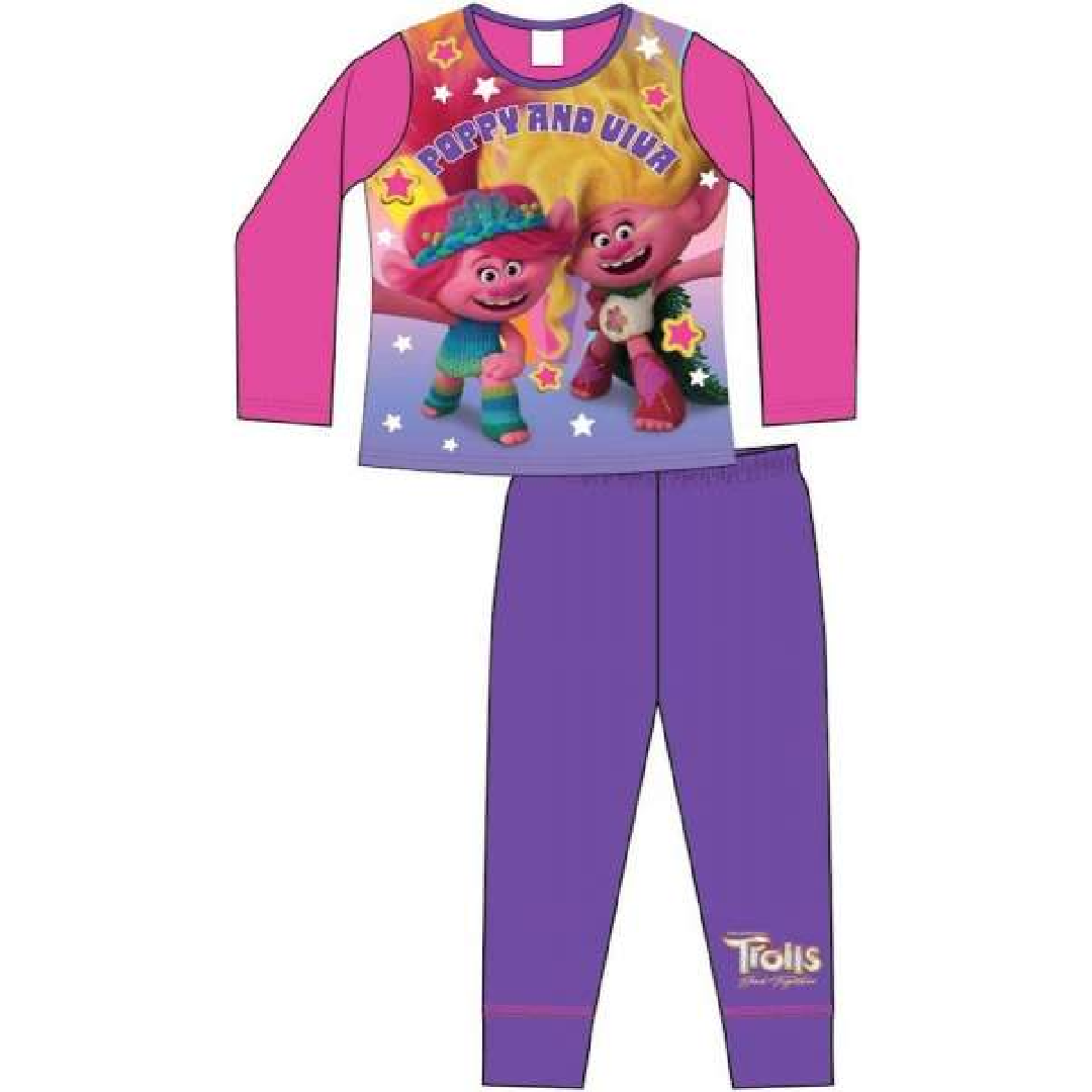 Trolls | Poppy & Viva Pyjamas | Little Gecko