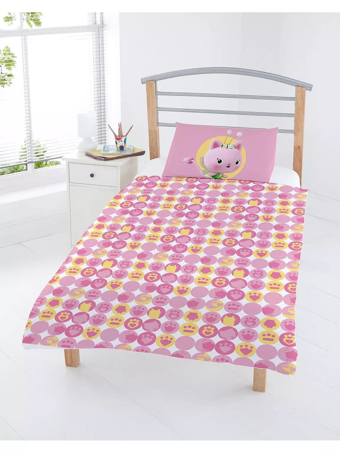 GABBY'S DOLLHOUSE Friends Toddler/Cot Bed Quilt Cover Set