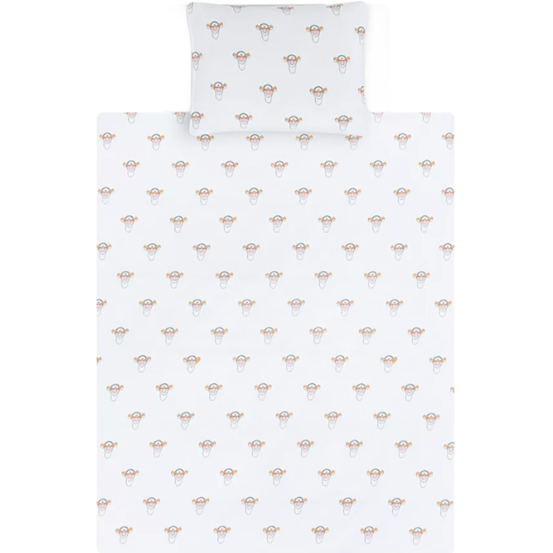 Winnie The Pooh | Tigger Bounce Toddler/Cot Bed Quilt Set | Little Gecko