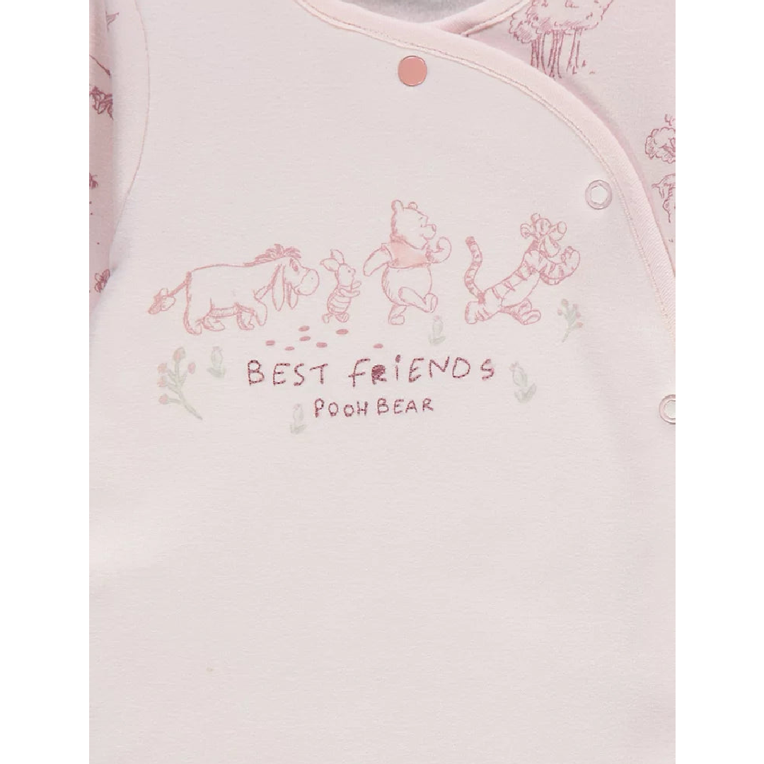 Winnie The Pooh | Pink Sleepsuit & Comforter Set | Little Gecko