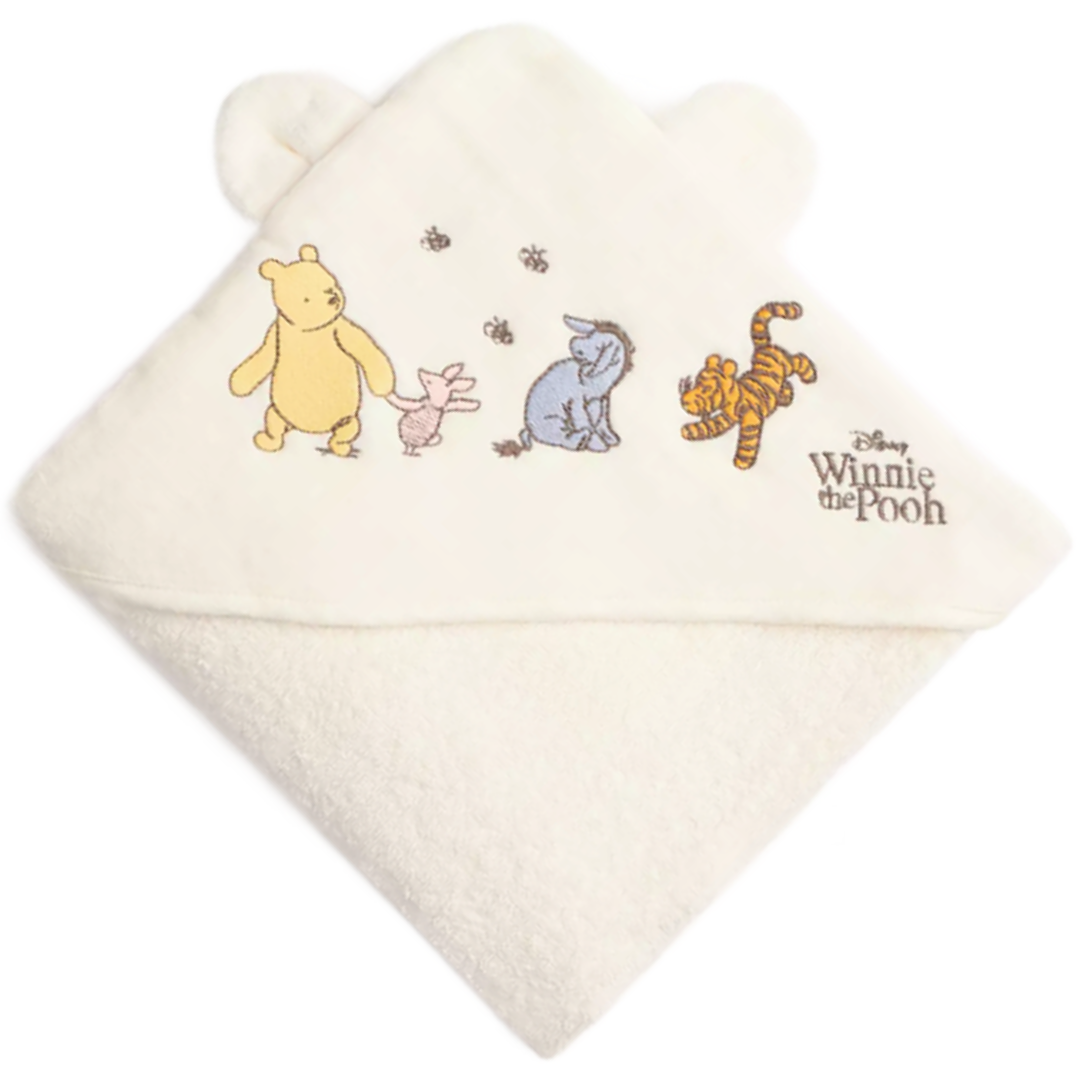 Winnie The Pooh | Baby Hooded Towel | Little Gecko