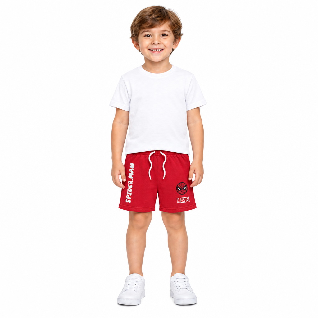 SPIDERMAN Red Shorts