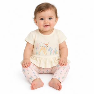 BAMBI Yellow T-Shirt & Leggings Set