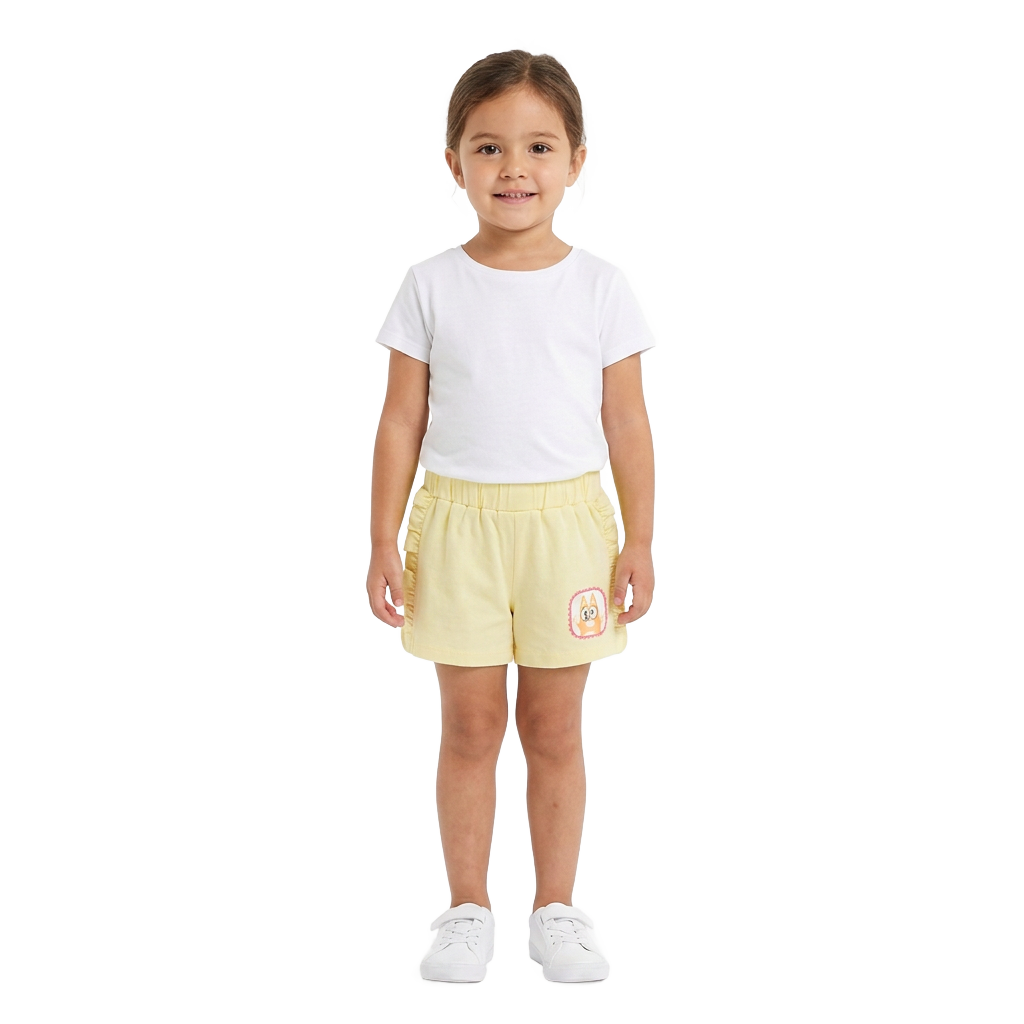 BLUEY 3 Pack Frilled Edge Shorts