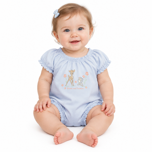 BAMBI 2 Pack Pink/Blue Rompers