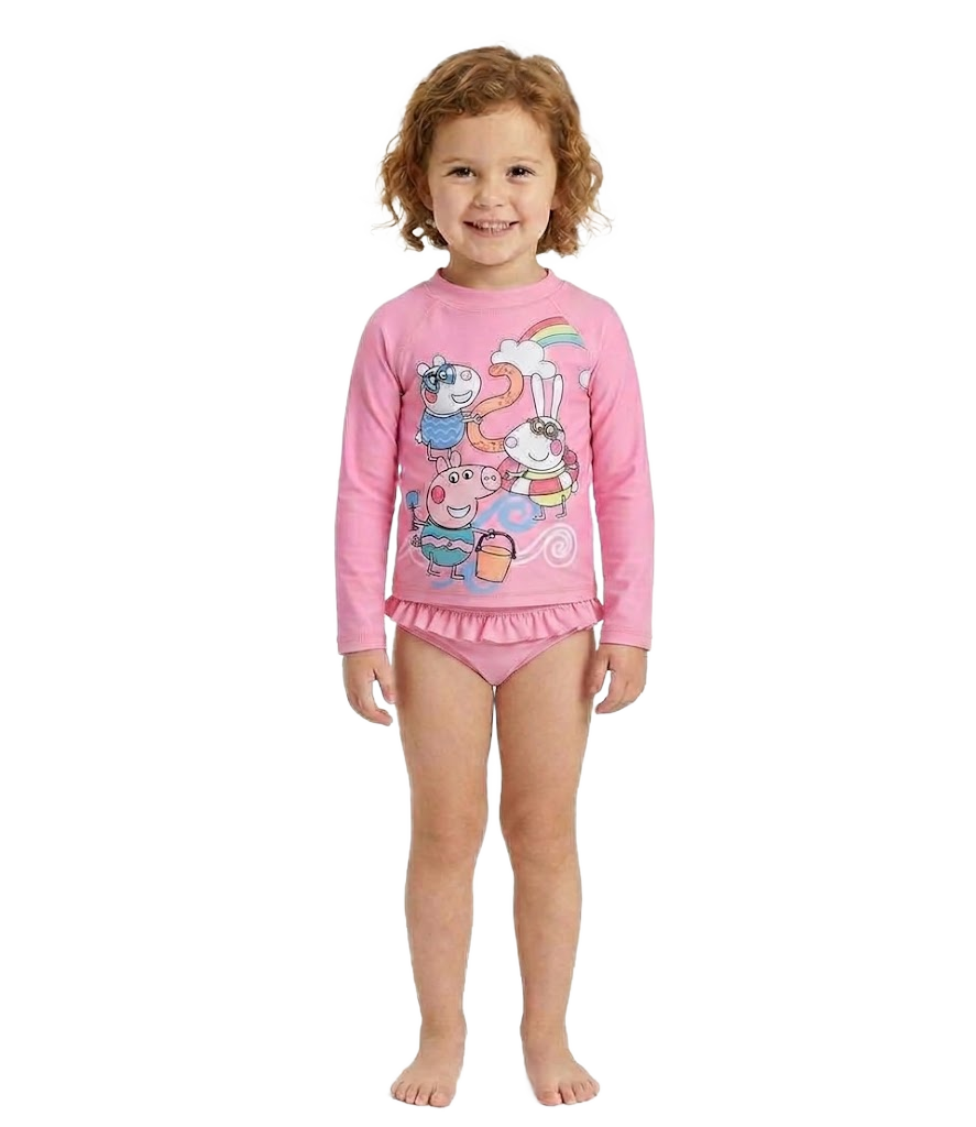 PEPPA PIG 2 Piece Pink Swimsuit