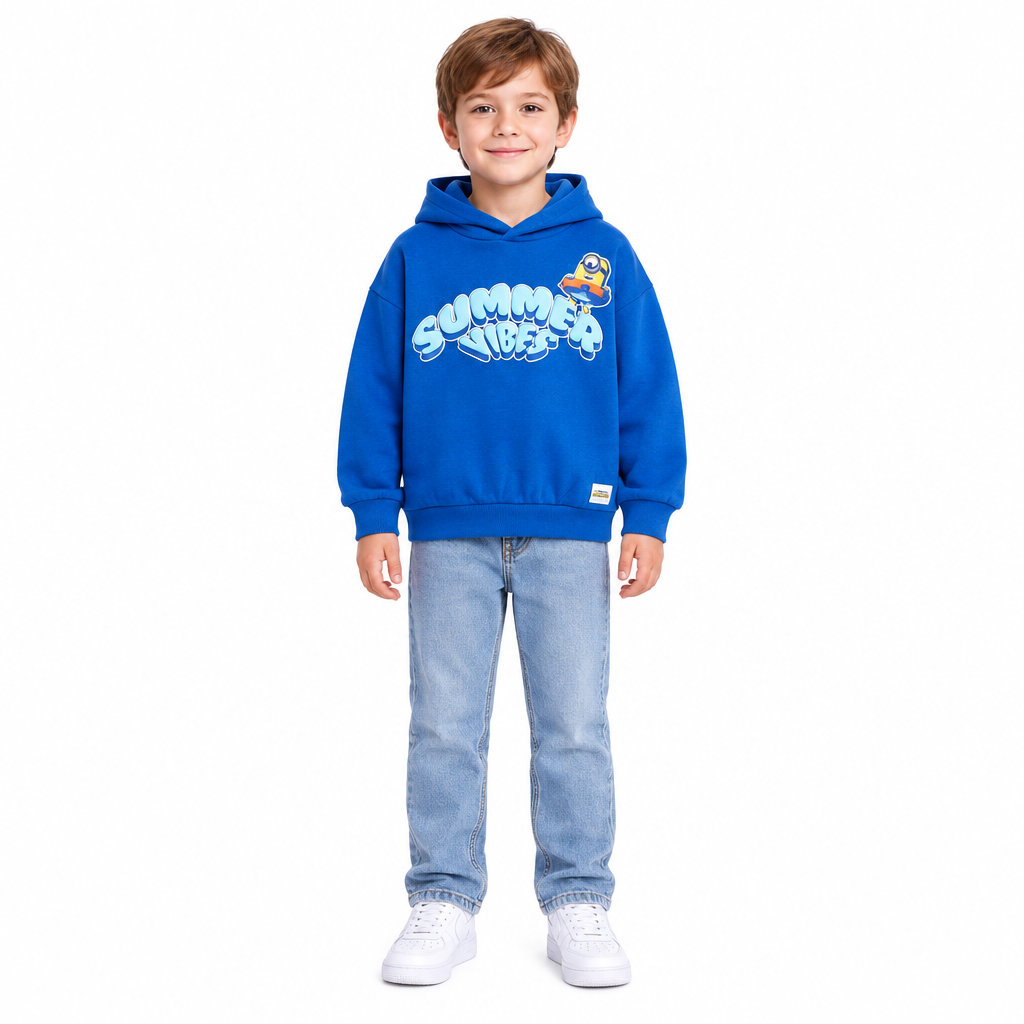 DESPICABLE ME Blue Hooded Sweatshirt