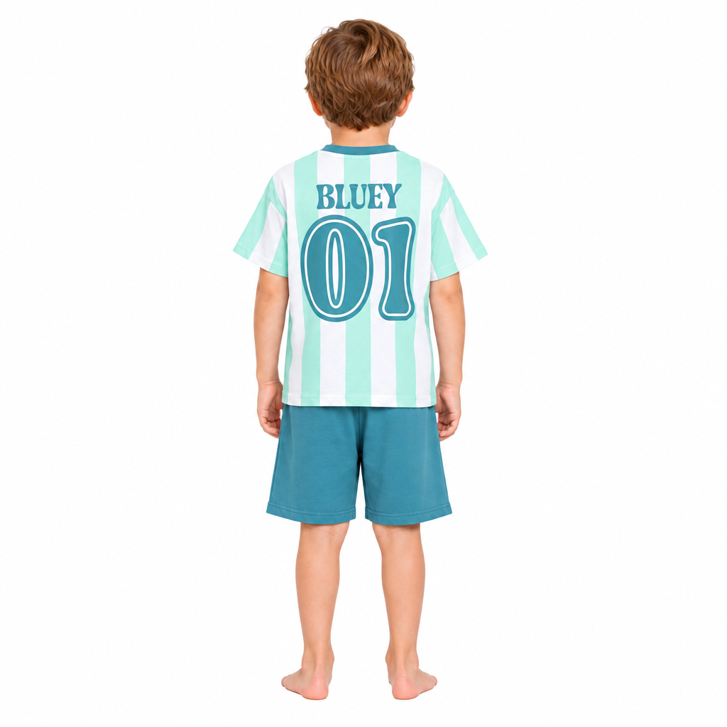 BLUEY Team Bluey Shortie Pyjama Set