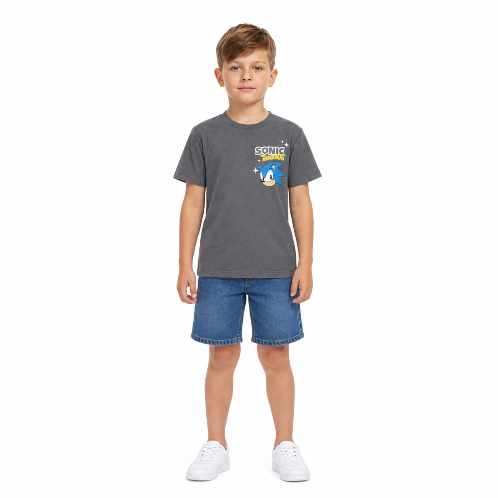SONIC THE HEDGEHOG Charcoal T-Shirt