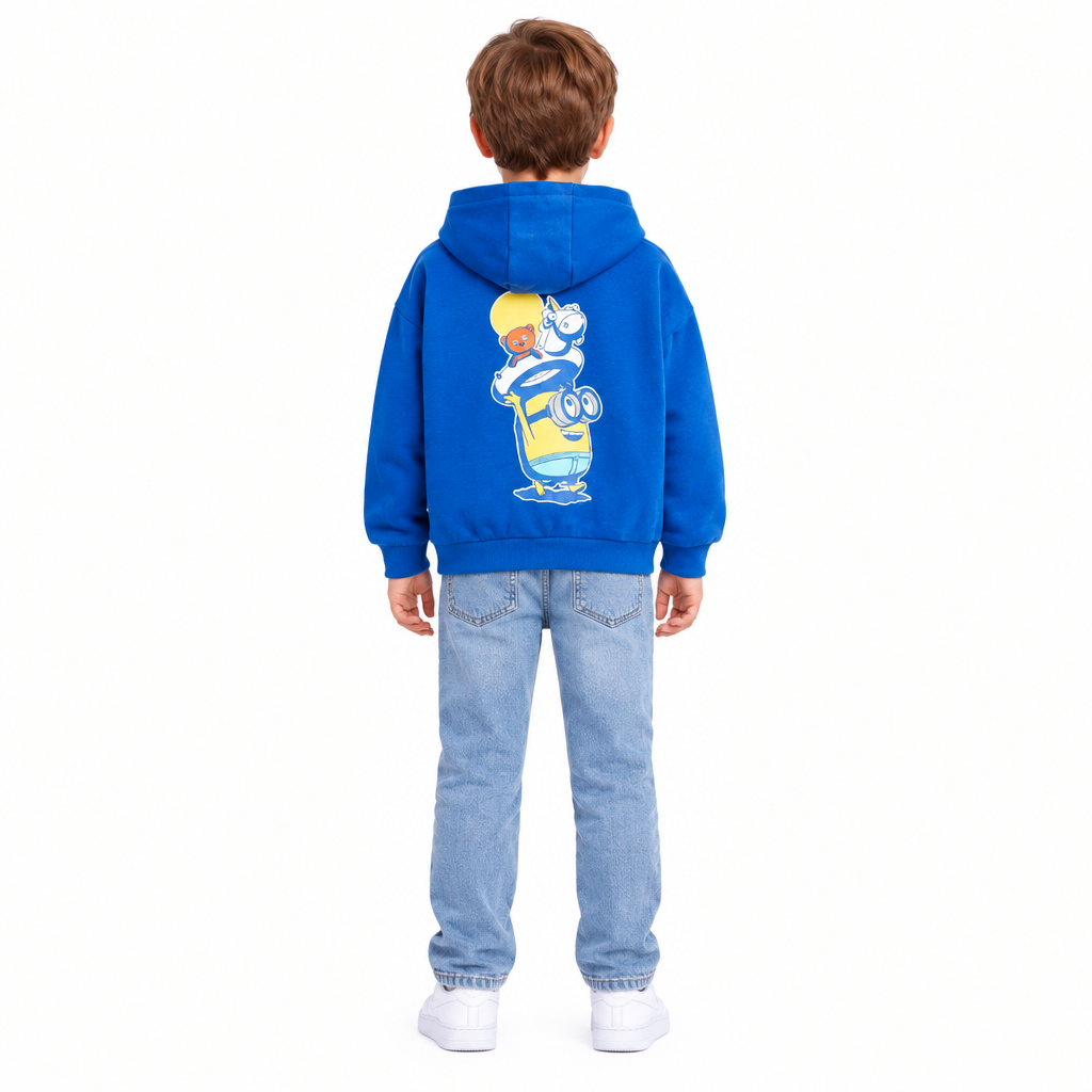 DESPICABLE ME Blue Hooded Sweatshirt