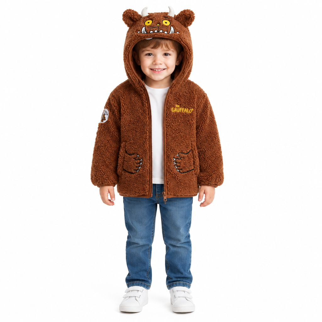 THE GRUFFALO Borg Hooded Zip Jacket