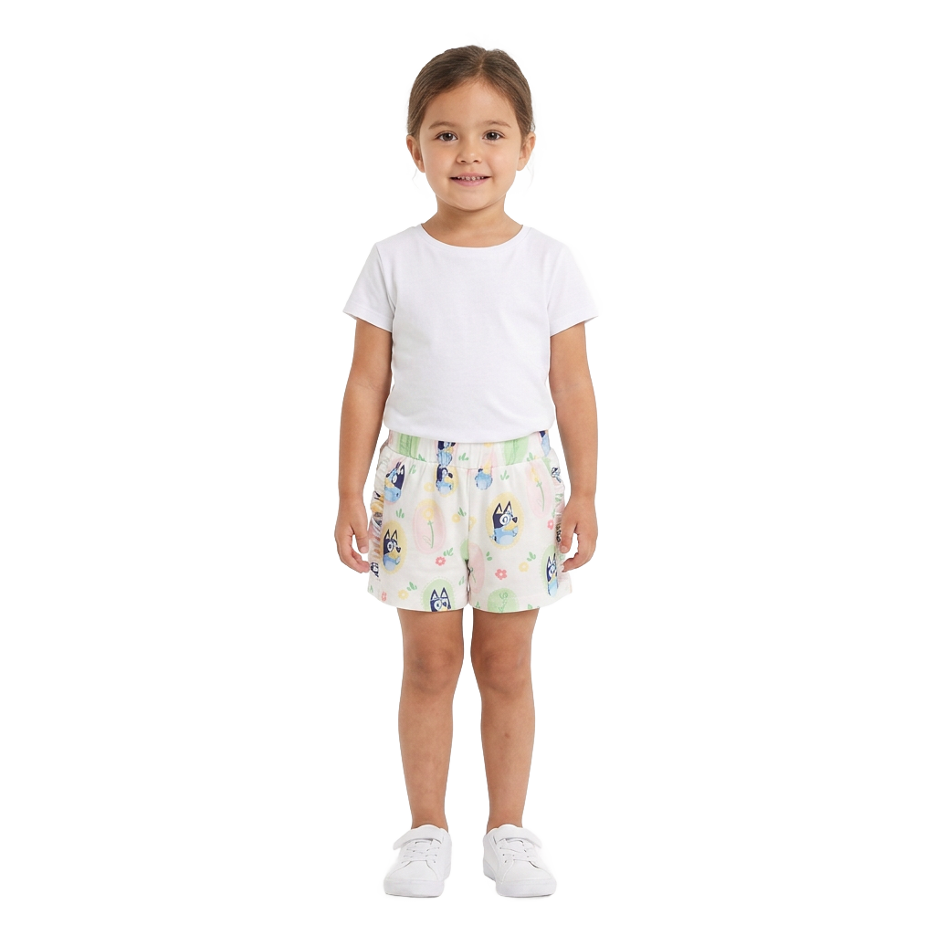 BLUEY 3 Pack Frilled Edge Shorts