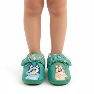 BLUEY & Bingo Green Slippers