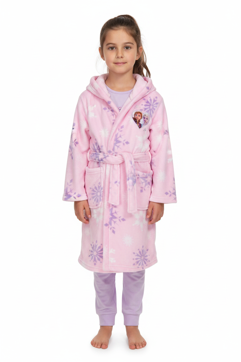 FROZEN Pink Fleece Dressing Gown