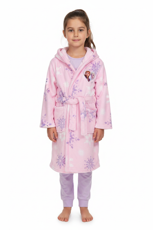 FROZEN Pink Fleece Dressing Gown