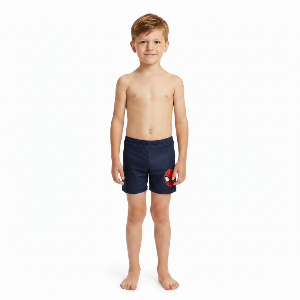 Spiderman | 2pk Black/Red Swim Shorts | Little Gecko
