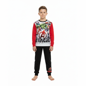 THE AVENGERS Red/Black Pyjama Set