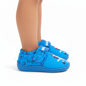 BLUEY Blue Slippers