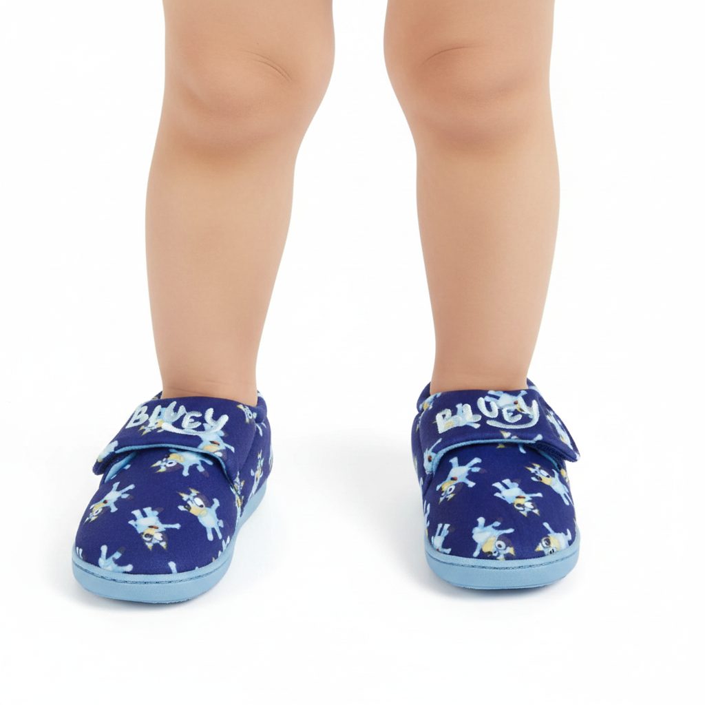 BLUEY Navy Slippers