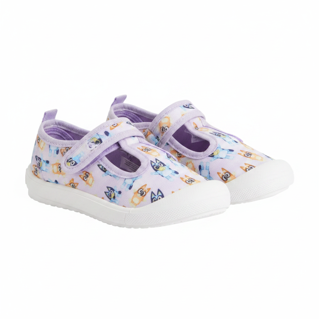BLUEY Lilac Canvas Shoes