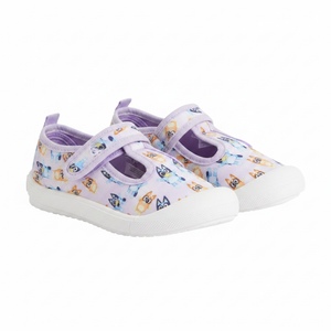BLUEY Lilac Canvas Shoes