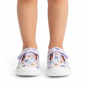 BLUEY Lilac Canvas Shoes