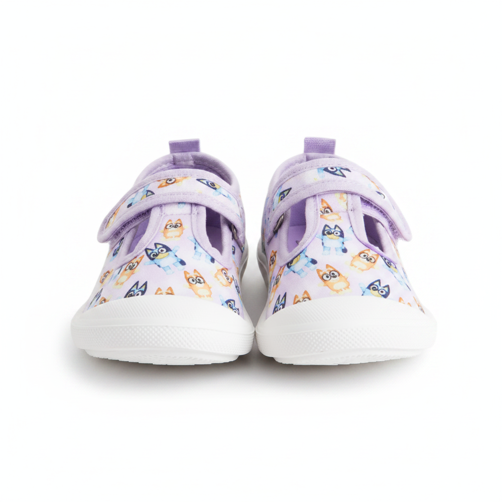 BLUEY Lilac Canvas Shoes